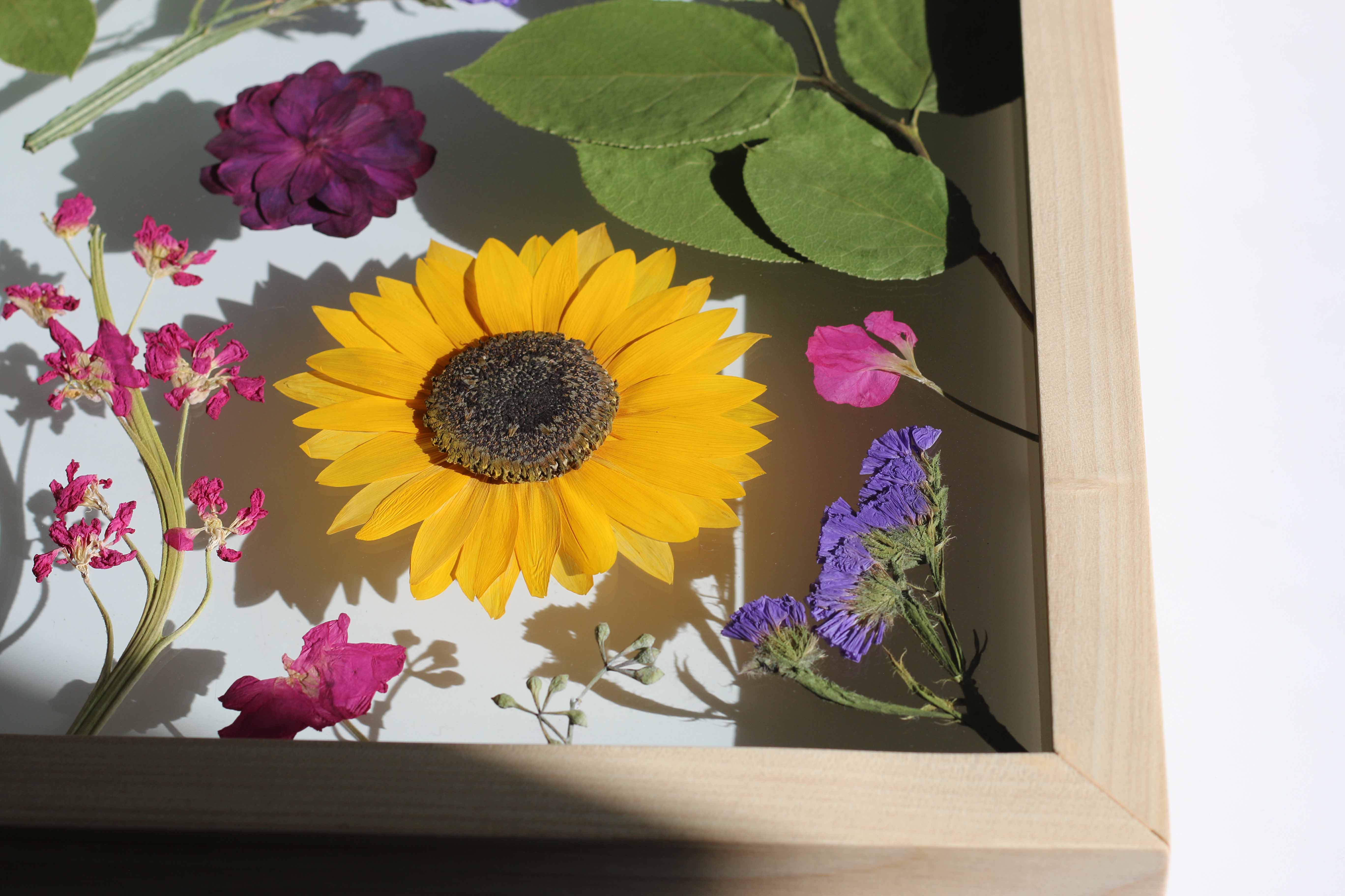 Custom Floral Art Framed